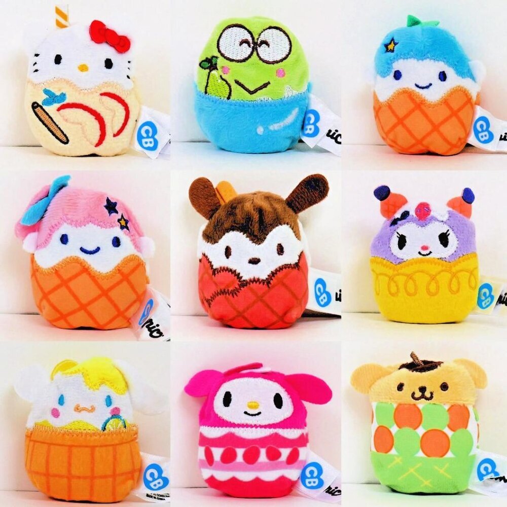 Hello Kitty & Friends Cutie Beans Series 3 - Hello Kitty with Blue Clip Case - Picture 3 of 6